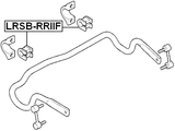 LRSB-RRIIF - FRONT STABILIZER BAR BUSH