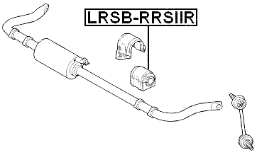 LRSB-RRSIIR - REAR STABILIZER BAR BUSH D33.4