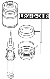 LRSHB-DIIIR - REAR SHOCK ABSORBER BOOT