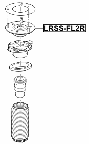 LRSS-FL2R - REAR SHOCK ABSORBER MOUNTING