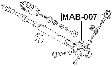 MAB-007 - STEERING RACK BUSHING