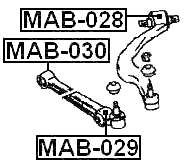 MAB-029 - BUSHING, FRONT LOWER CONTROL ARM