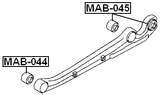 MAB-044 - BUSHING, REAR TRAILING ARM