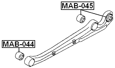 MAB-045 - BUSHING, REAR TRAILING ARM