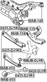 MAB-053 - REAR TRANSVERSE ROD BUSHING