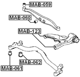 MAB-060 - REAR DIFFERENTIAL BUSHING