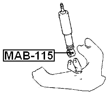 MAB-115 - FRONT SHOCK ABSORBER BUSHING