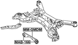 MAB-166 - DIFFERENTIAL MOUNT BUSHING