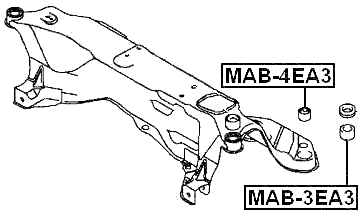 MAB-4EA3 - SUBFRAME BUSHING