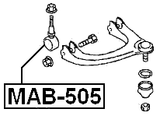 MAB-505 - BUSHING, FRONT UPPER CONTROL ARM