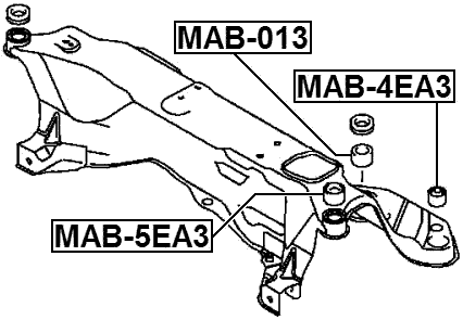 MAB-5EA3 - SUBFRAME BUSHING