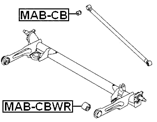 MAB-CB - REAR TRANSVERSE ROD BUSHING