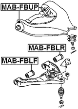 MAB-FBUP - BUSHING, FRONT UPPER CONTROL ARM