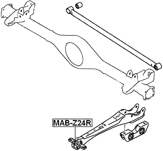 MAB-Z24R - REAR ARM BUSHING