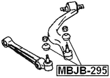 MBJB-295 - LOWER BALL JOINT BOOT 38.3X27.3X17