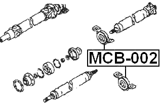 MCB-002 - DRIVE SHAFT BEARING