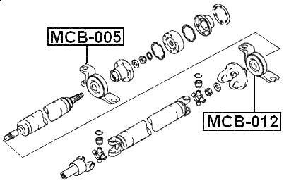 MCB-005 - DRIVE SHAFT BEARING