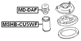 MD-DAF - FRONT SHOCK ABSORBER JOUNCE BUMPER
