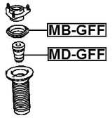 MD-GFF - FRONT SHOCK ABSORBER JOUNCE BUMPER
