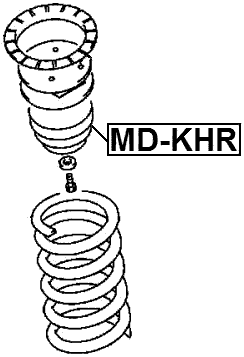 MD-KHR - REAR SHOCK ABSORBER JOUNCE BUMPER