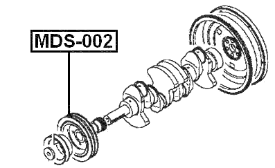 MDS-002 - CRANKSHAFT PULLEY