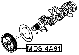 MDS-4A91 - CRANKSHAFT PULLEY