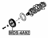 MDS-4A92 - CRANKSHAFT PULLEY 4A92