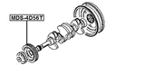 MDS-4D56 - CRANKSHAFT PULLEY