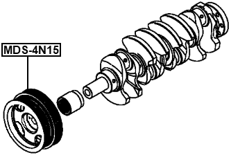 MDS-4N15 - CRANKSHAFT PULLEY