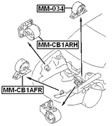 MM-034 - REAR ENGINE MOUNT AT