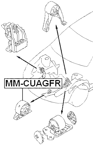 MM-CUAGFR - FRONT ENGINE MOUNT AT