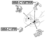 MM-CYMTRR - REAR ENGINE MOUNT MT