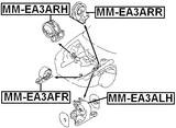 MM-EA3AFR - FRONT ENGINE MOUNT AT
