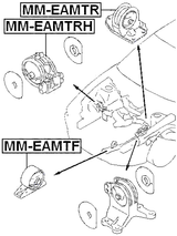 MM-EAMTF - FRONT ENGINE MOUNT MT