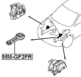 MM-GF2FR - FRONT ENGINE MOUNT