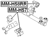 MM-H58RR - REAR ENGINE MOUNT