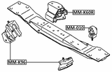 MM-K60R - TRANSMISSION MOUNT