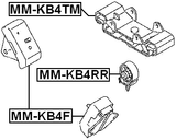 MM-KB4TM - TRANSMISSION MOUNT