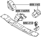 MM-V46RR - REAR ENGINE MOUNT