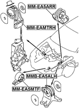 MMB-EA5ALH - LEFT ENGINE MOUNT BUSHING