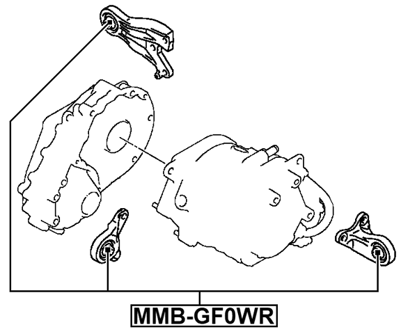MMB-GF0WR - DIFFERENTIAL MOUNT BUSHING