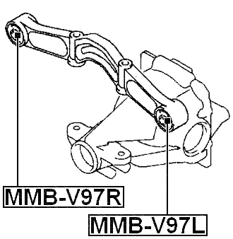 MMB-V97L - DIFFERENTIAL MOUNT BUSHING