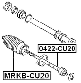 MRKB-CU20 - STEERING GEAR BOOT