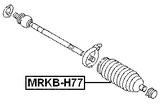 MRKB-H77 - STEERING GEAR BOOT
