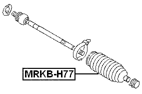 MRKB-H77 - STEERING GEAR BOOT