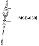 MSB-038 - FRONT STRUT ROD CUSHION KIT