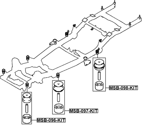 MSB-096-KIT - FRAME CUSHION KIT