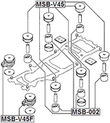 MSB-V45 - SUBFRAME CUSHION