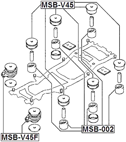 MSB-V45 - SUBFRAME CUSHION