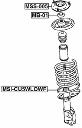 MSI-CU5WLOWF - SPRING LOWER SEAT